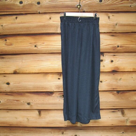 Vintage 90's Blue White Wide Leg Pants - Picture 2 of 6